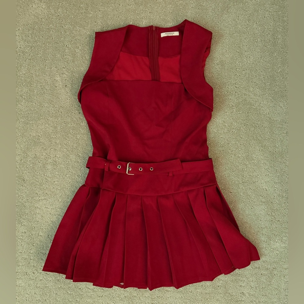 Peppermayo Vibrant Red Dress